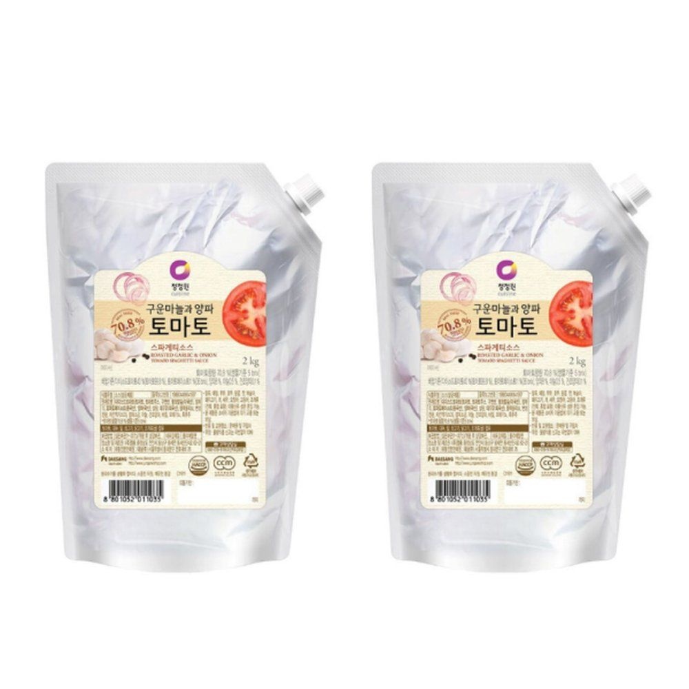청정원 토마토 스파게티소스 2kg x 2개