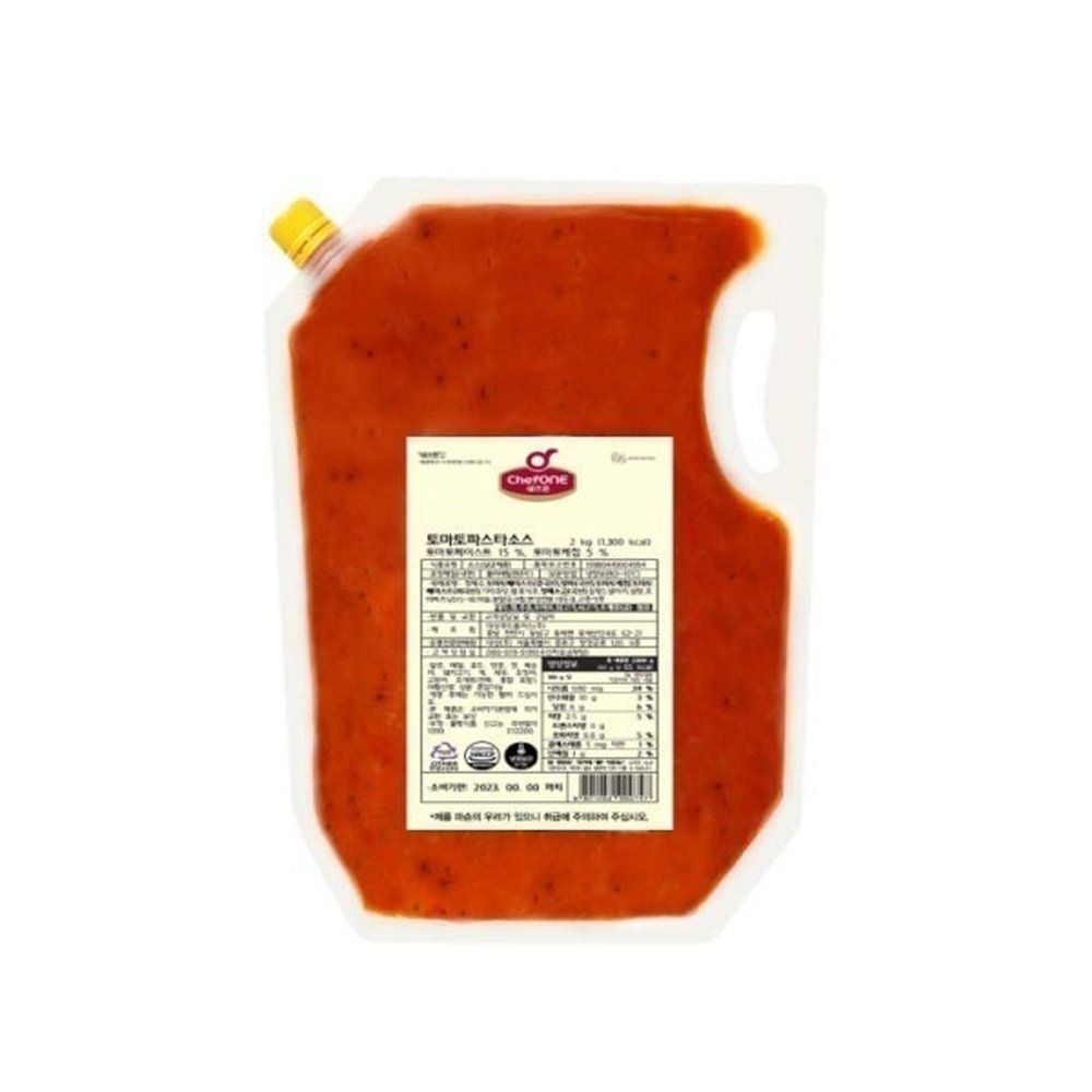 대상 쉐프원 토마토 파스타소스 2kg 5개 /아이스박스+팩 /