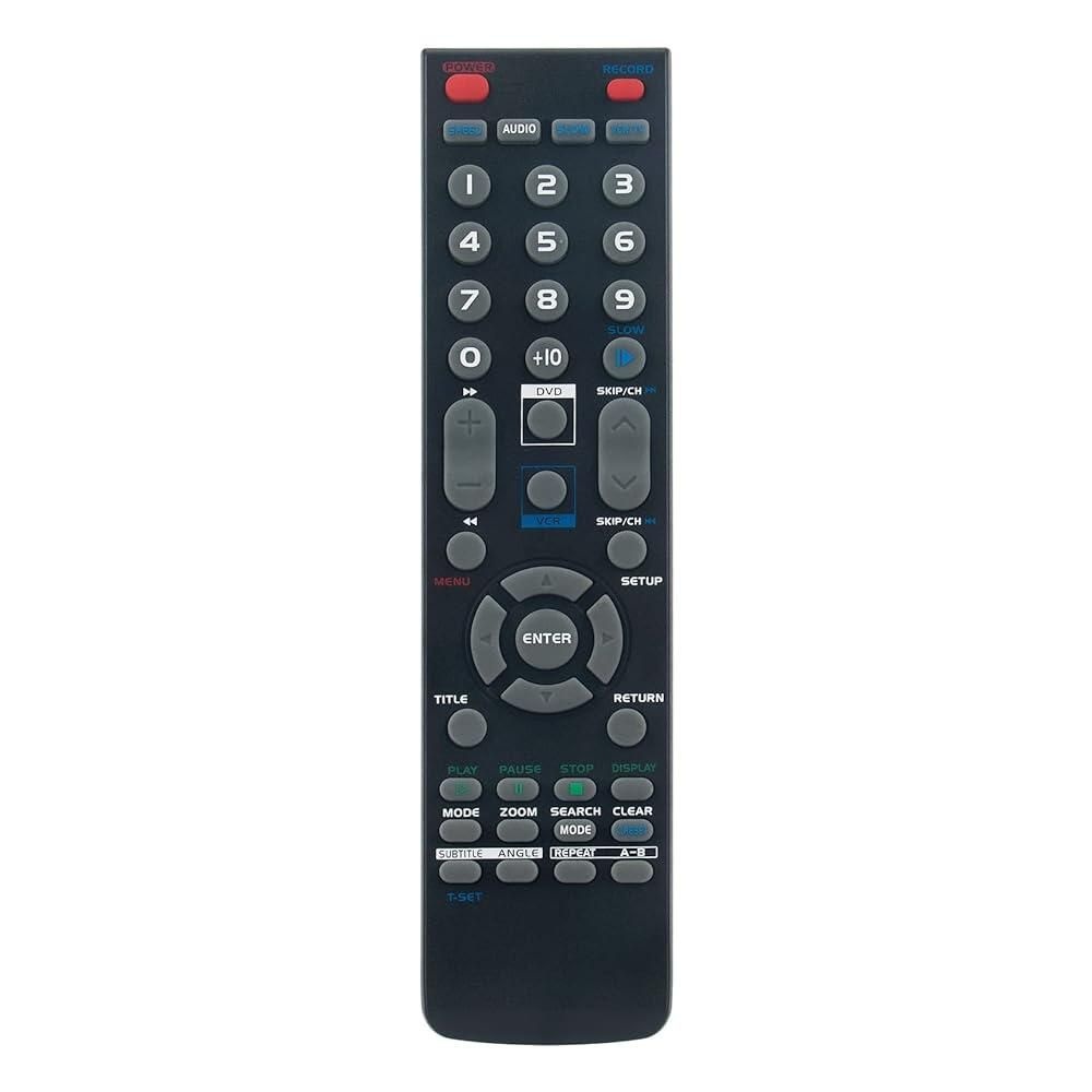 Rollgan [해외] NA270 호환교체용 리모컨 Sylvania/Emerson/Funai DVD VCR DVC880D CDVC800D CDVC80DP DVC860D RSDCD2203 SSD800 DCD2203과 호환 [호환]