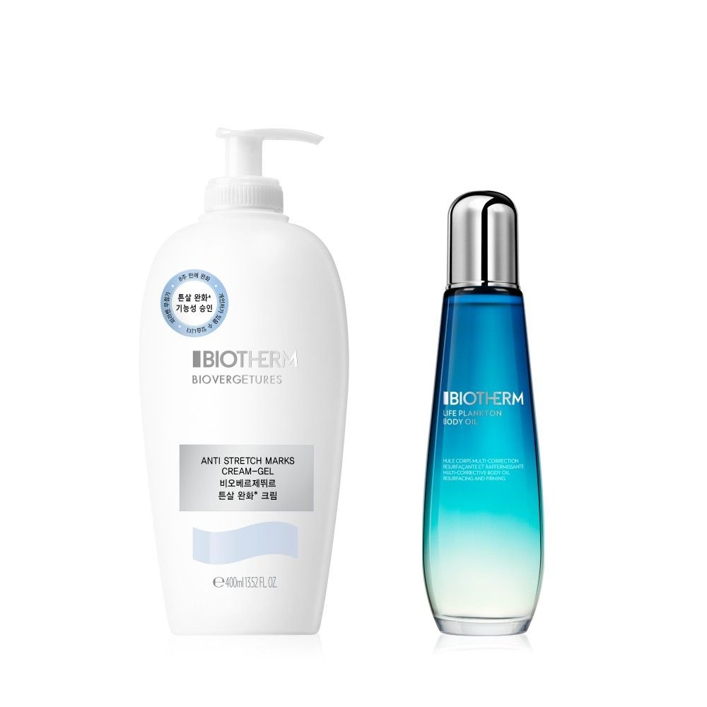 [LT] 비오베르제뛰르 튼살 크림 400ml & 바디 오일 125ml 세트 (+기프트박스)
