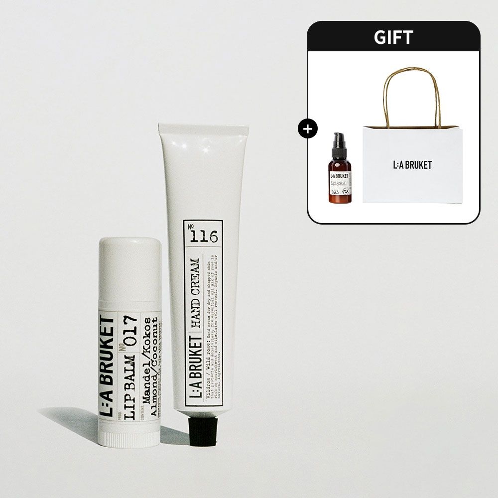 [롯데백화점] 라부르켓 [롯데단독] 립밤 + 핸드크림 70ml (택1) + 디럭스 샘플 + 쇼핑백