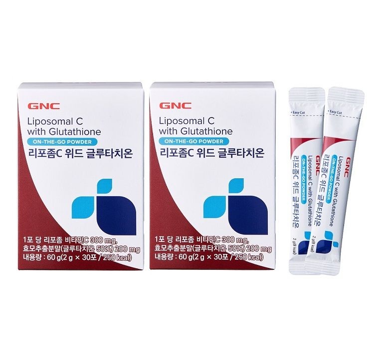 [롯데백화점] GNC [GNC] 리포좀C 위드 글루타치온 (2g X 30포 X 2개)
