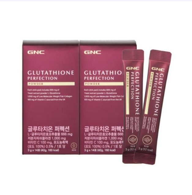 [롯데백화점] GNC [GNC] 글루타치온 퍼펙션 2개 (14포 x 2개 / 저분자피쉬콜라겐 함유)