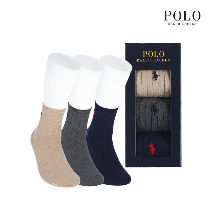 폴로 랄프로렌 POLO 폴로 신사 클래식립 3족선물세트 RL33299S