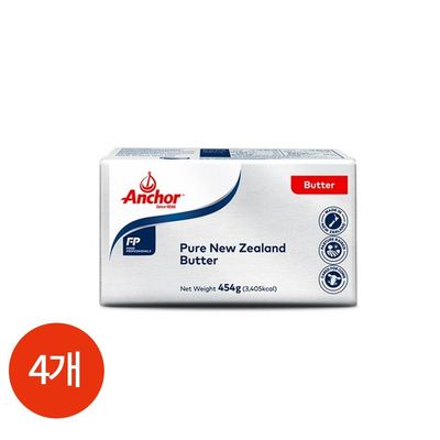 앵커 무염버터 454g x 4개