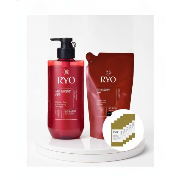 RYO RYO 함빛 극손상&영양 샴푸 480ml 본품+400ml 리필 기획