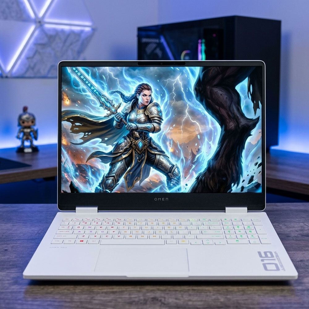 HP 16인치 라이젠7-350 RTX5060 오멘 16-ap0105AX DDR5 32GB Gen4 1TB Win11Home HMC 게이밍 노트북