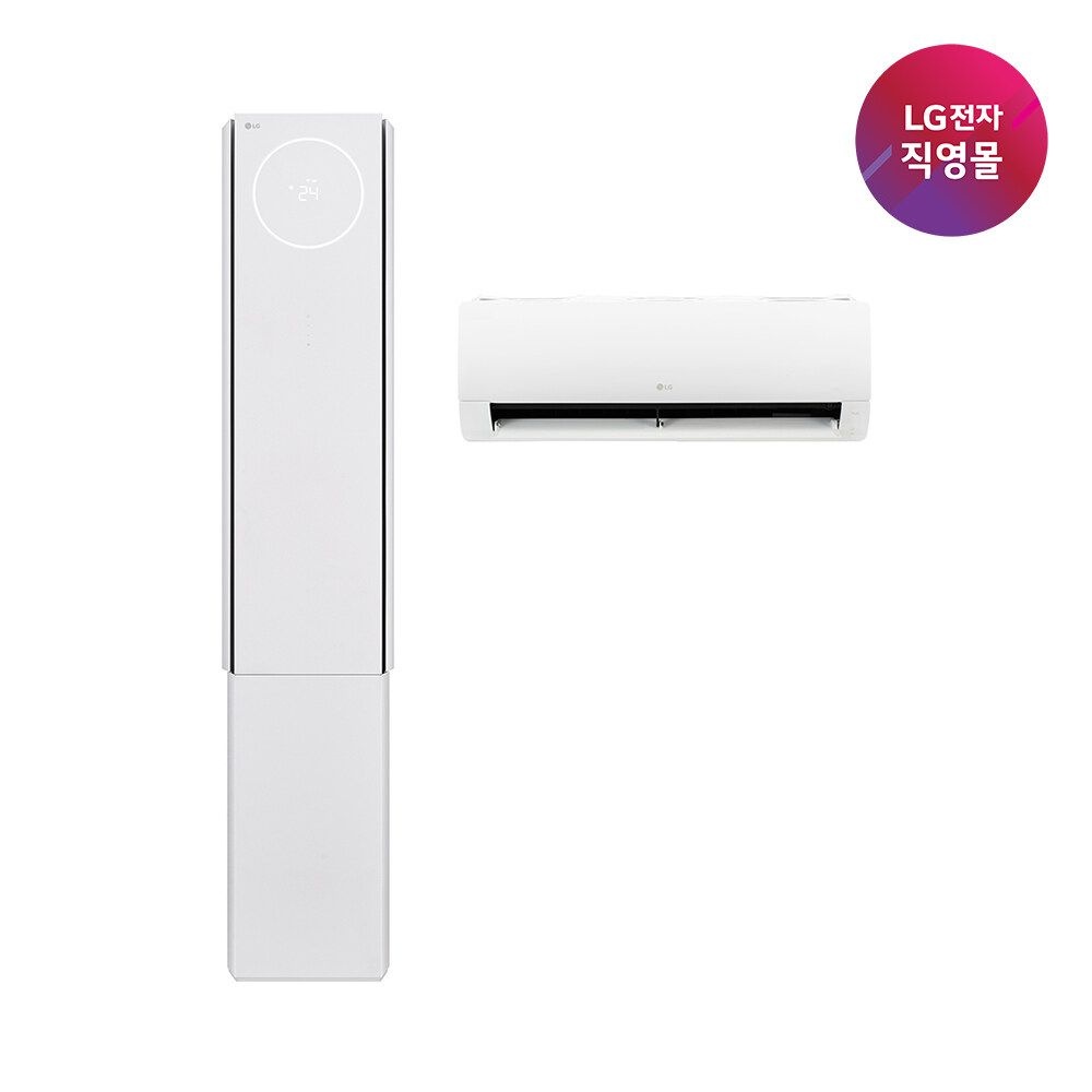 [LG전자 직영] LG 휘센 AI 오브제컬렉션 2IN1 뷰I에어컨 FQ18GV3EE2M [매립배관][...