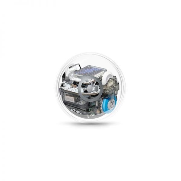 Sphero [해외] Sphero 스피로 Bolt – 코딩 AI 학습 로봇 볼 학습: 그리기 블록 Javascript Python 프로그래밍 가능 센서 LED 매트릭스 내구
