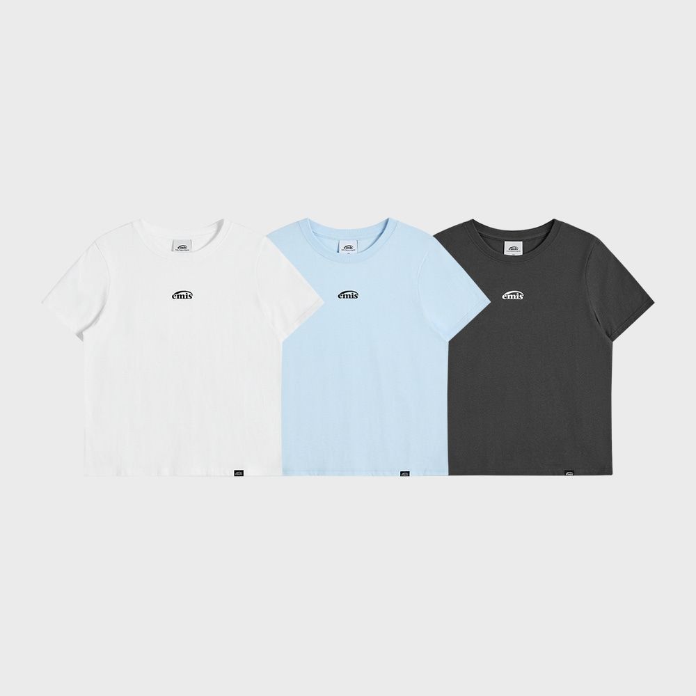 (W) 3PACK T-SHIRT SET B (WH/PB/CH)
