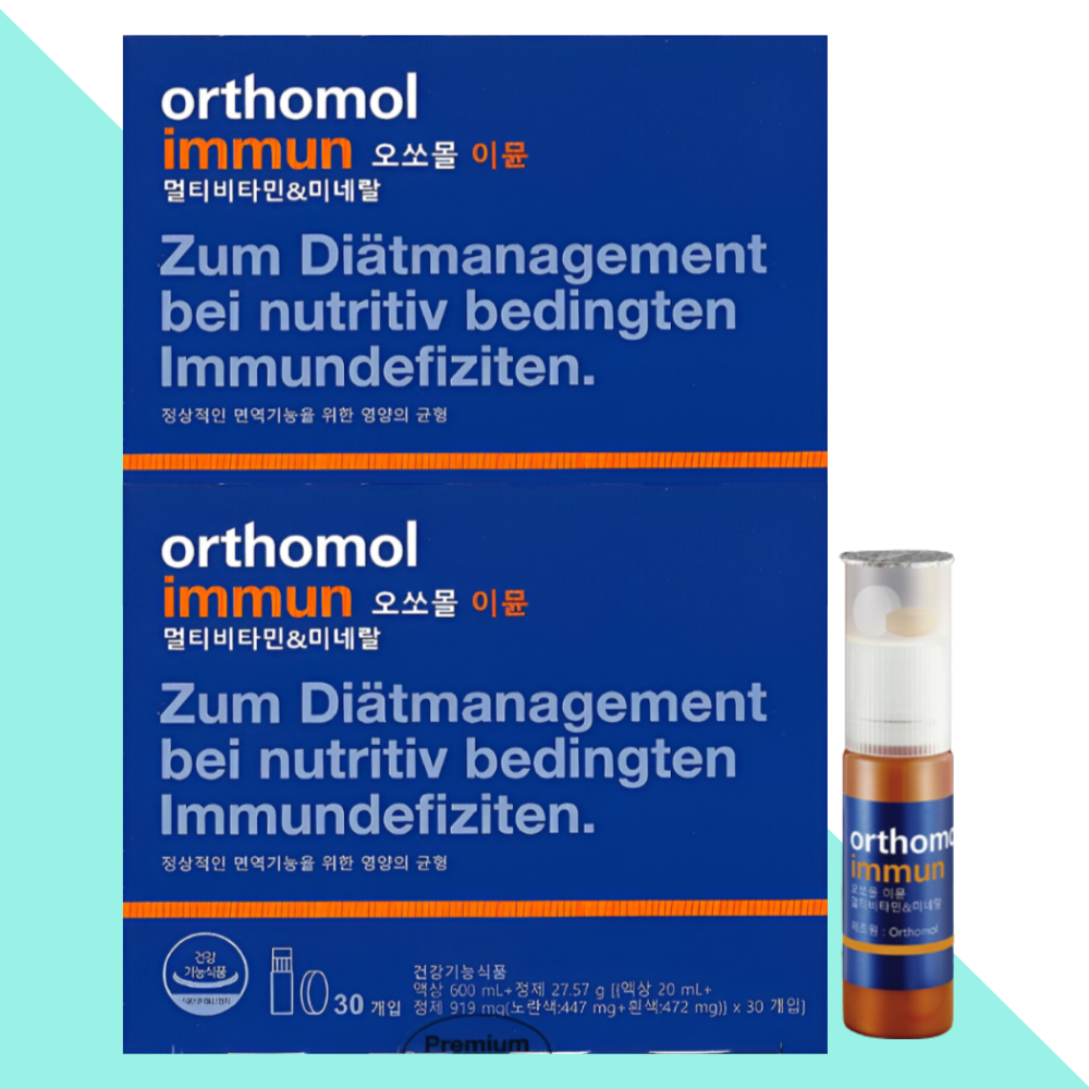 동아제약 오쏘몰 이뮨 멀티비타민 Orthomol 30개입X2개