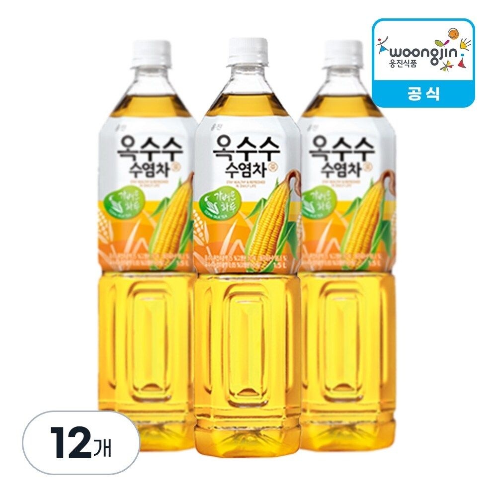 웅진식품 옥수수수염차 1.5L, 12개