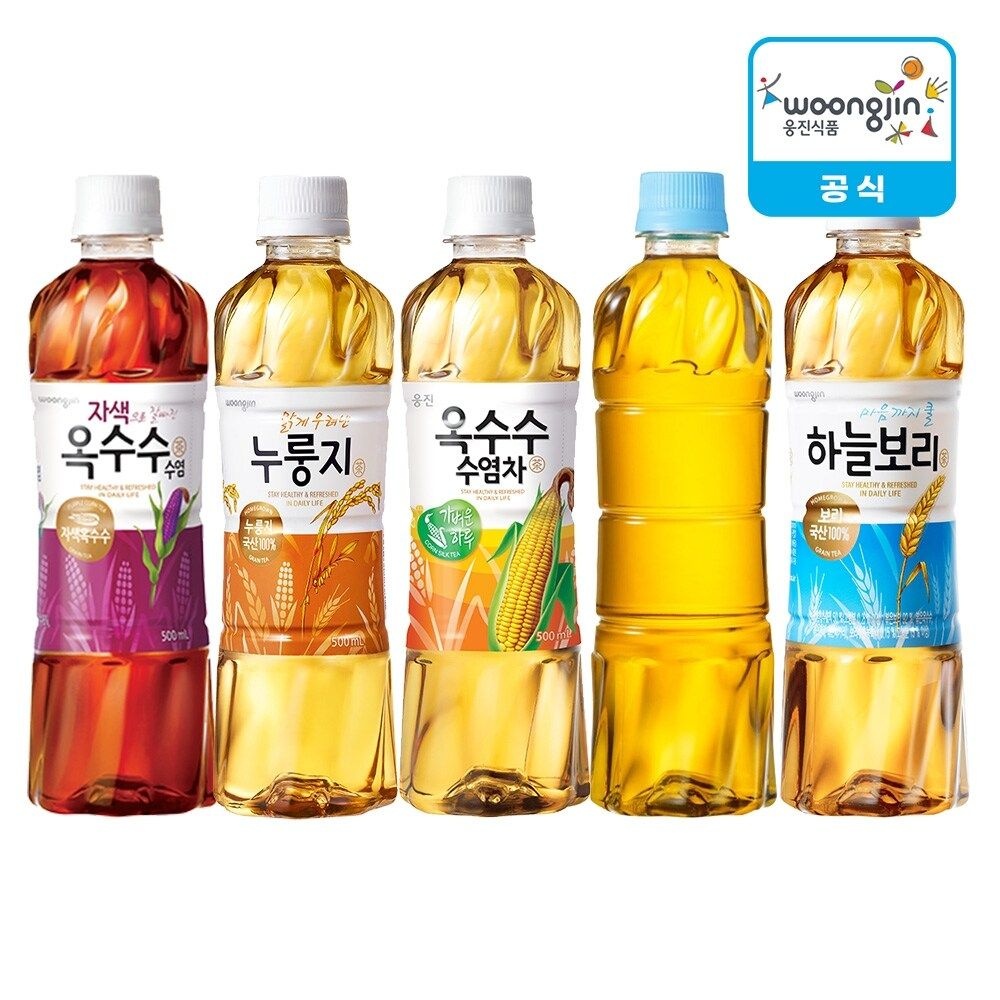 웅진식품 보리차류 500ml, 20개 택1(하늘보리/누룽지차/옥수수수염차/자색...