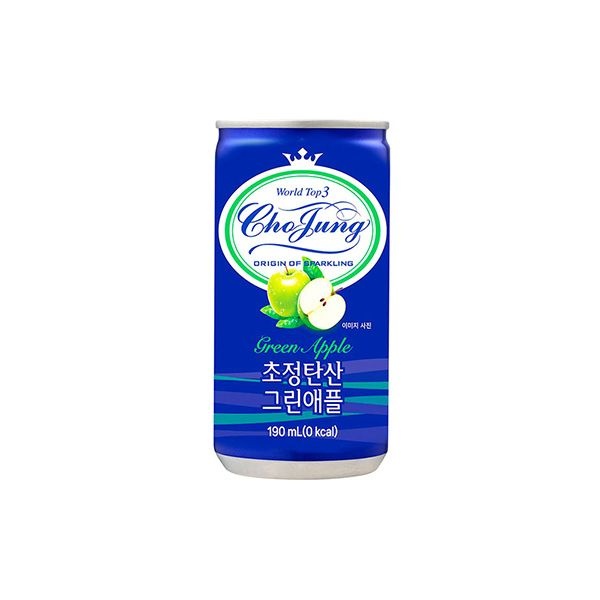 [롯데백화점] 일화 초정탄산수 그린애플 190ml 30개