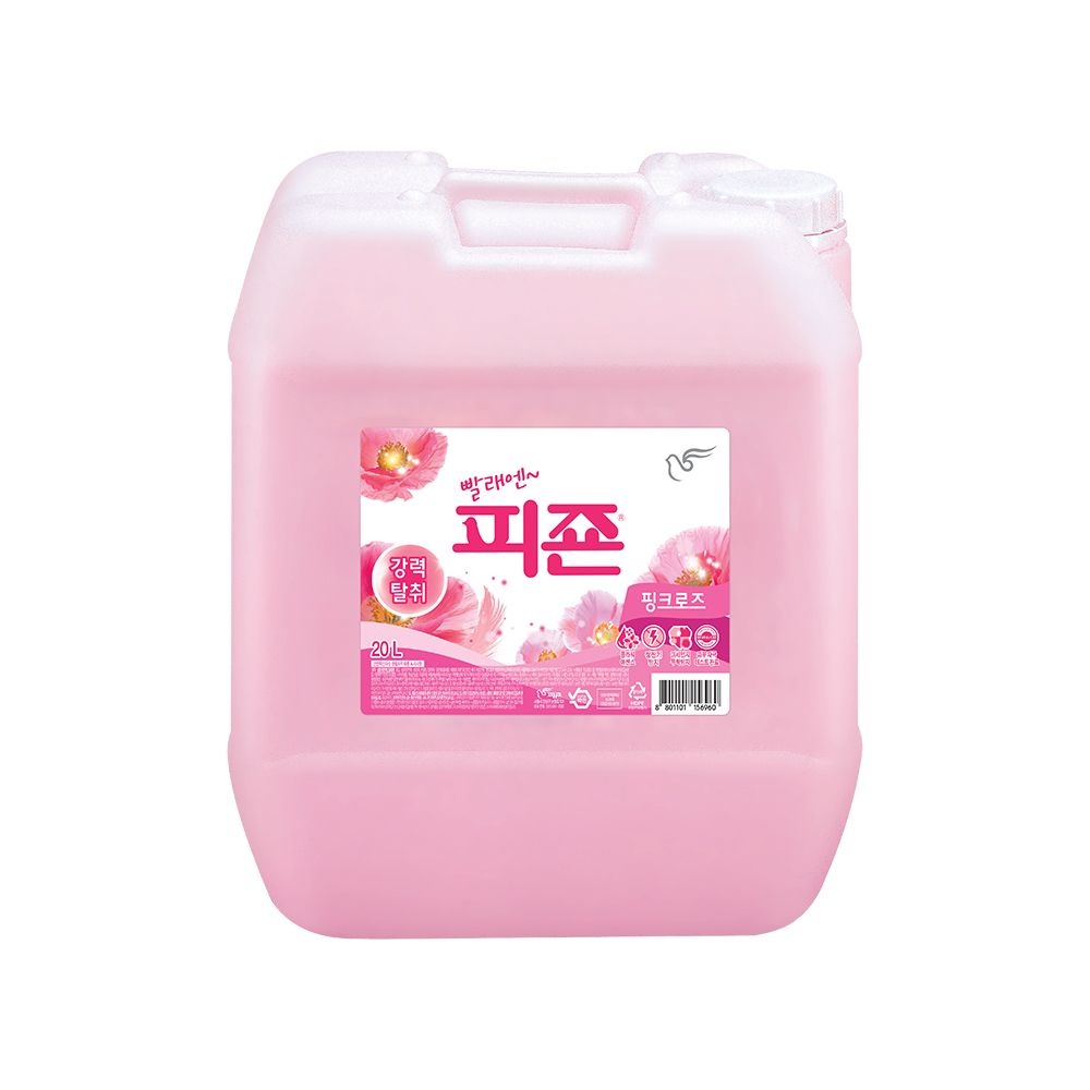 피죤 피죤 강력탈취 섬유유연제 말통 20L X 1개 핑크