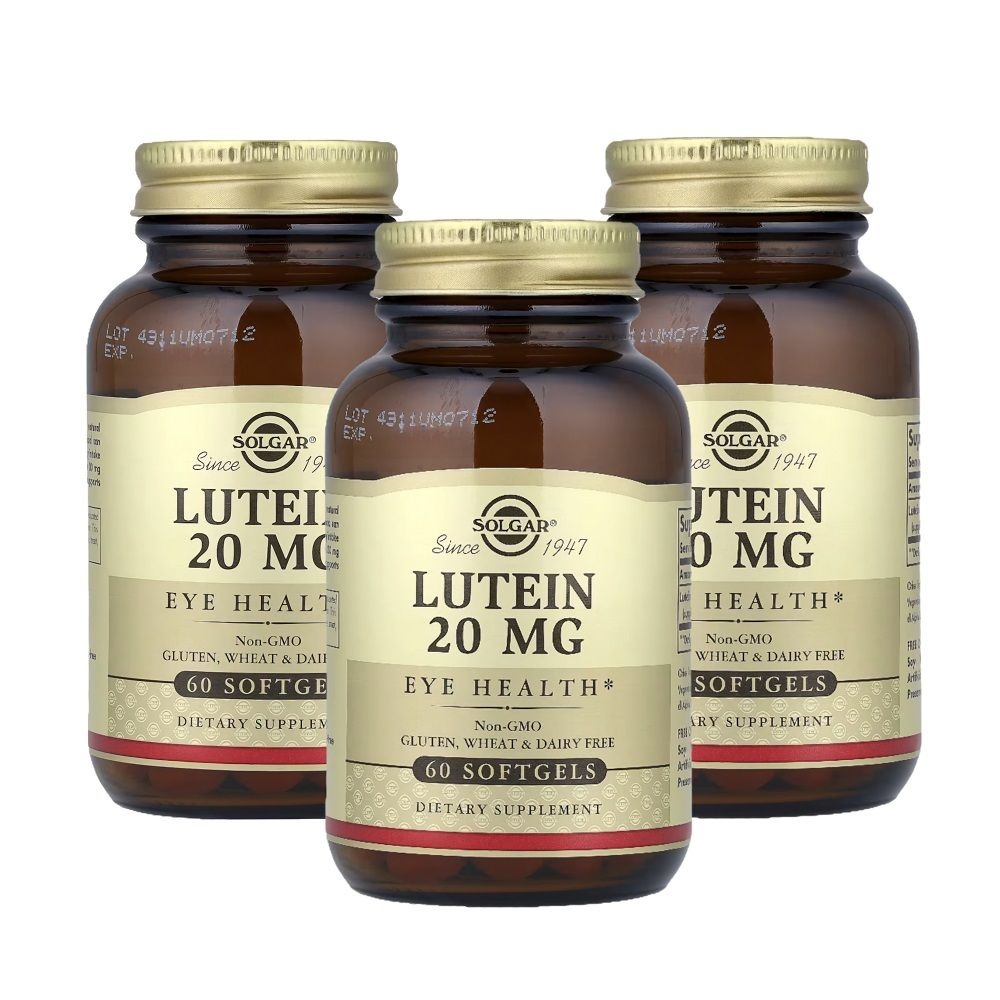 솔가 루테인 20mg 60소프트젤 X 3통 미국직구