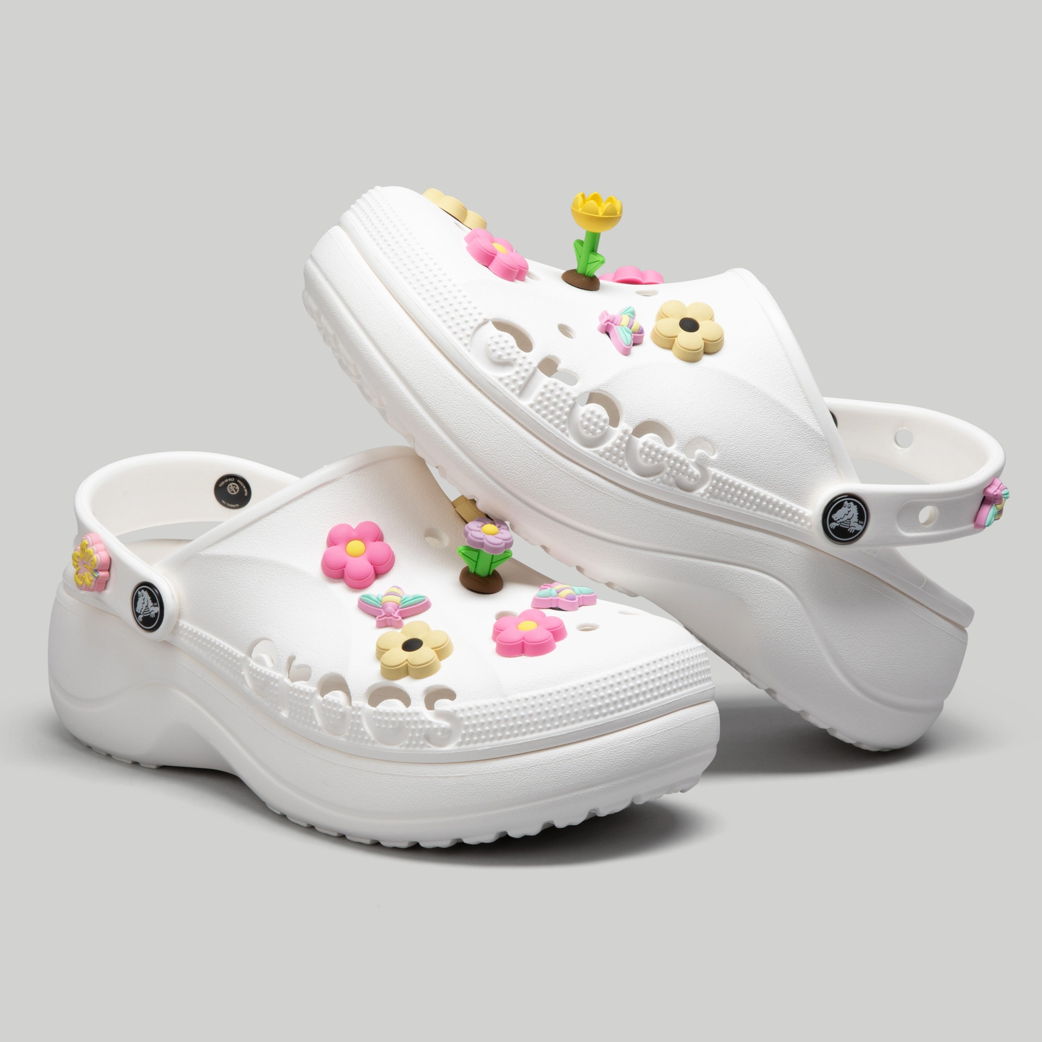바야 플랫폼 클로그 화이트 208186-100 (W10(265mm))