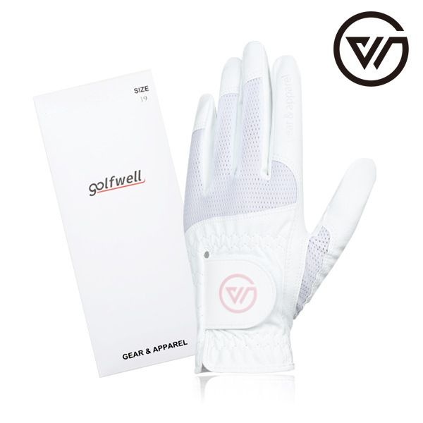 (현대Hmall) 골프웰 여성 극세사 메쉬 양손 골프장갑 GW352-GV16