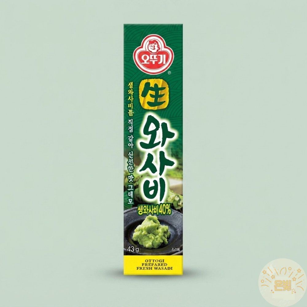 온빛마켓 오뚜기 생와사비4개 생고추냉이 오뚜기와사비