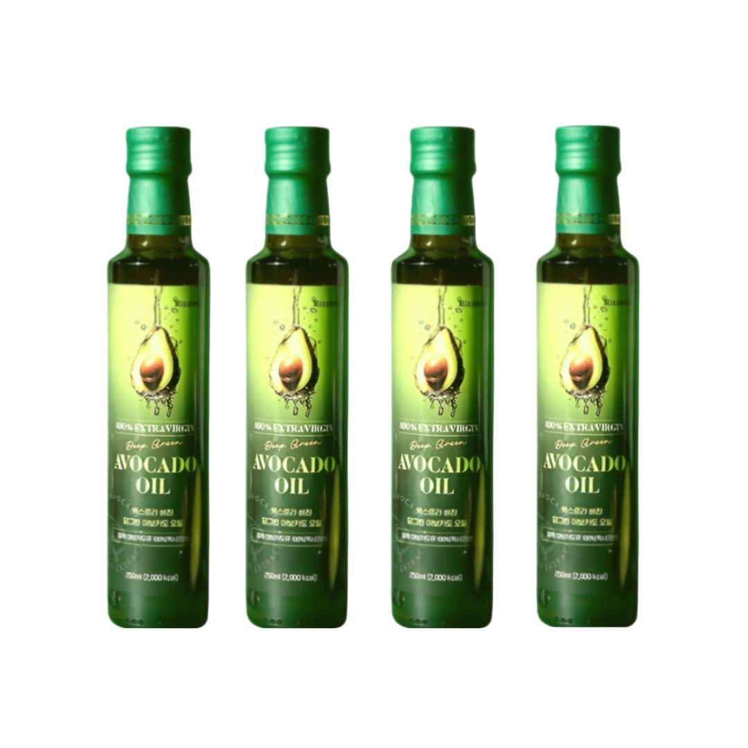 리즐온 아보카도오일 엑스트라버진 딥그린 250ml 4병
