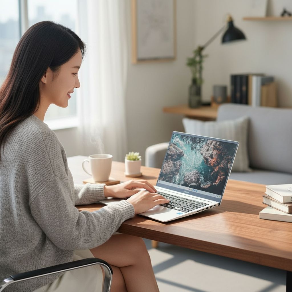 삼성 갤럭시북4 NT750XGR-A38A 15인치 휴대용 인강 사무용 노트북 i3 8GB 256GB