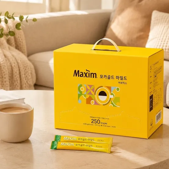 맥심 모카골드 마일드 커피믹스 선물세트 12g 250개입 X 4박스