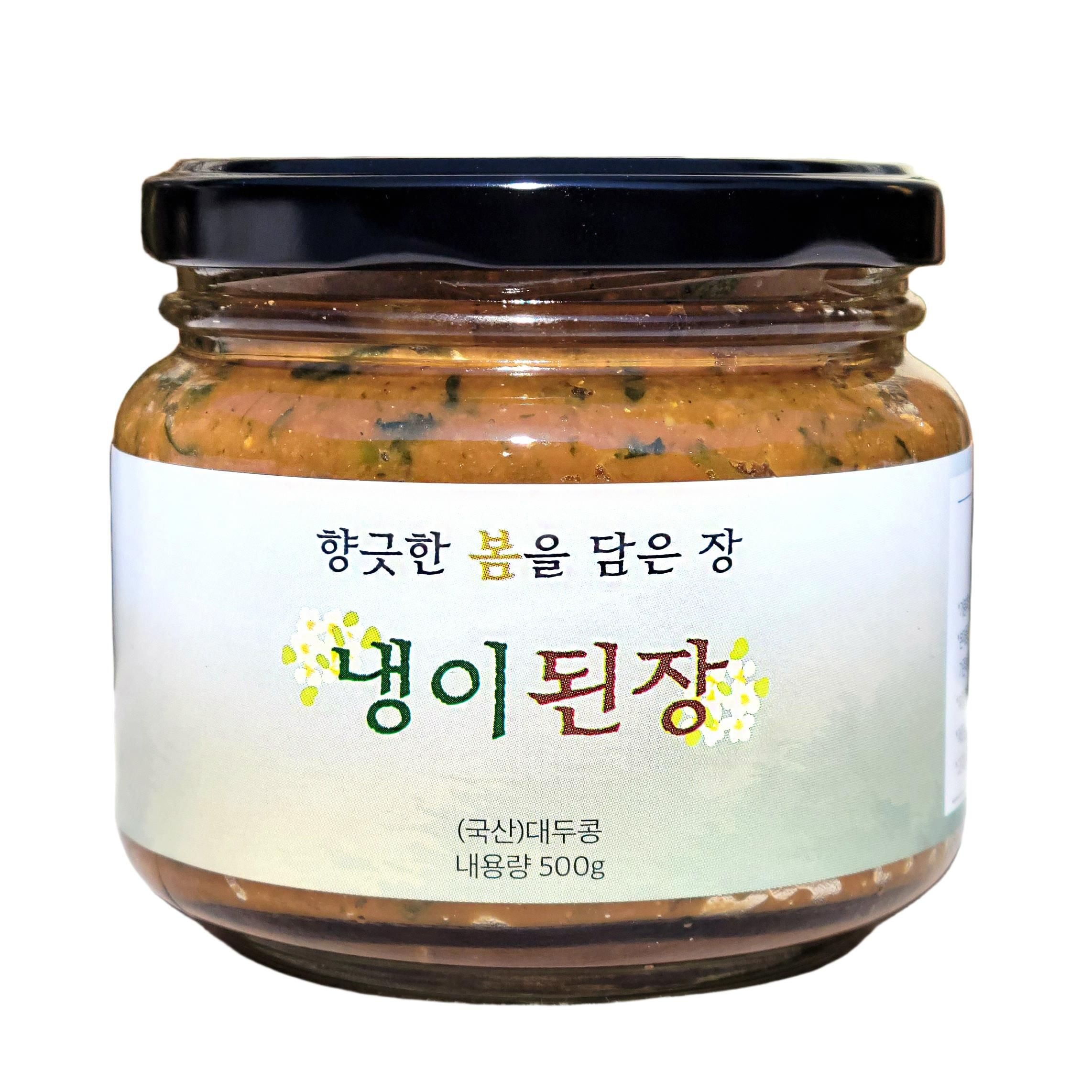 콩이장 만능냉이된장 100 국내산콩 500g