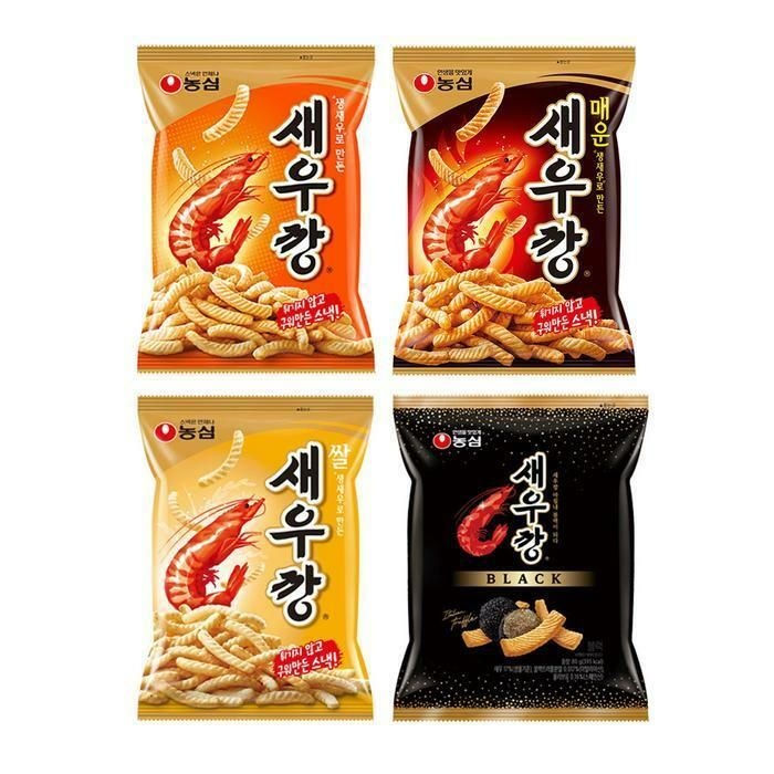 (현대Hmall) 스낵 농심  새우깡5개+매운새우깡5개+쌀새우깡5개+블랙5개