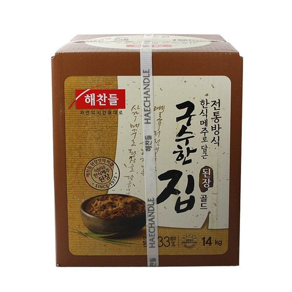 CJ제일제당 해찬들 구수한 집된장 골드 14kg 과세상품