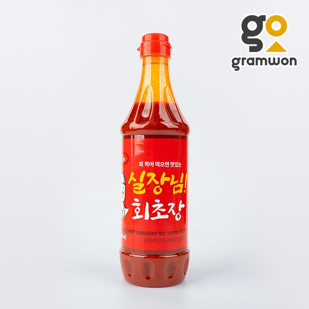 [오늘출발] 그램원 움트리 실장님 회초장 1kg 초고추장 초장 양념 소스