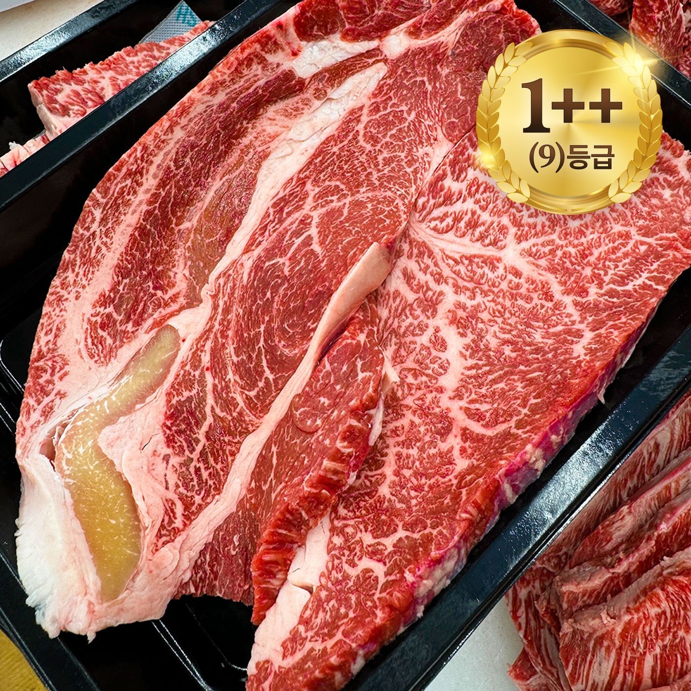 [롯데온]한우 살치등심 1++ (9) 600g (59,130원/무료)