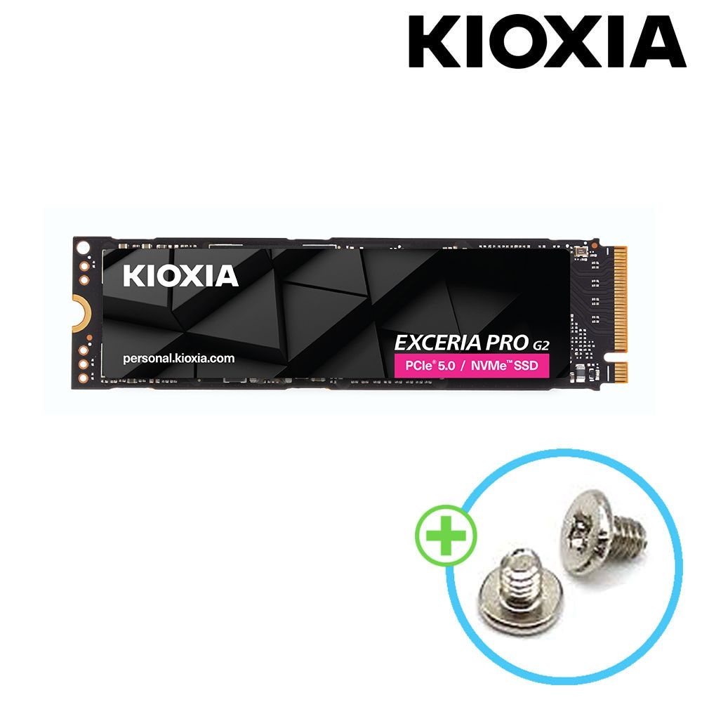 키오시아 EXCERIA PRO G2 M.2 NVMe SSD PCIe5.0 1TB +우체국택배+고정나사포함+