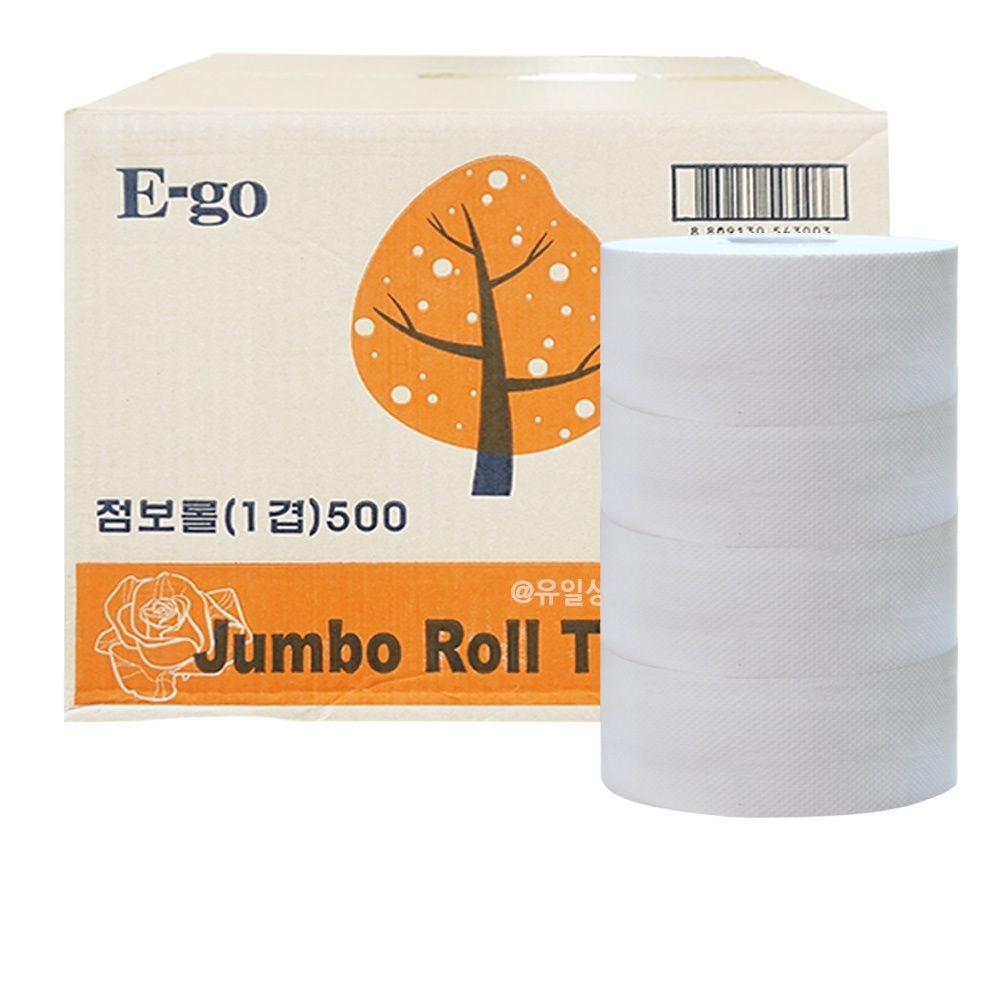 장미 점보롤 화장지 1겹 500m x 1박스
