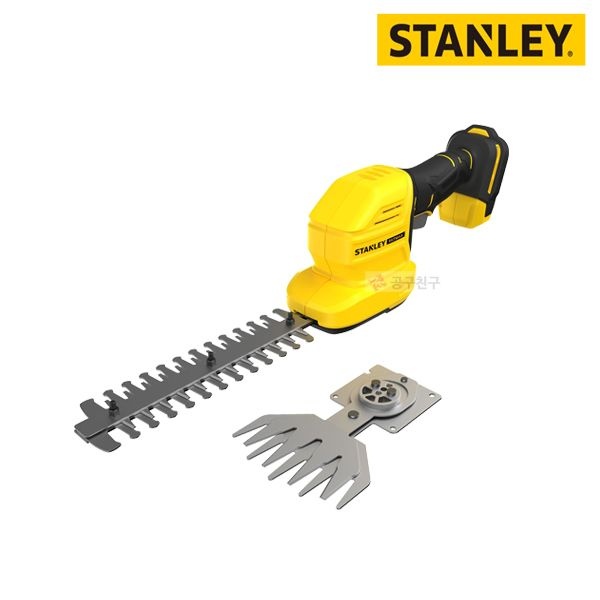 스탠리 STCSS20N 충전 전정기 20V MAX 본체만 20cm 컴팩트 헤지트리머 2in1 전정가위 호환 무선 가지치기 표면정리 조경