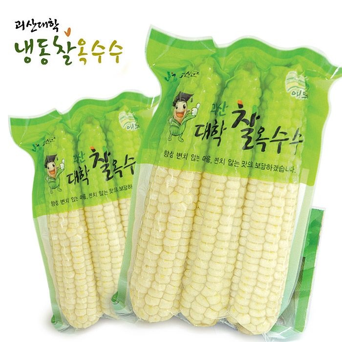 괴산 대학 냉동 찰옥수수 9개 (3개x3팩/개당 15cm이상)