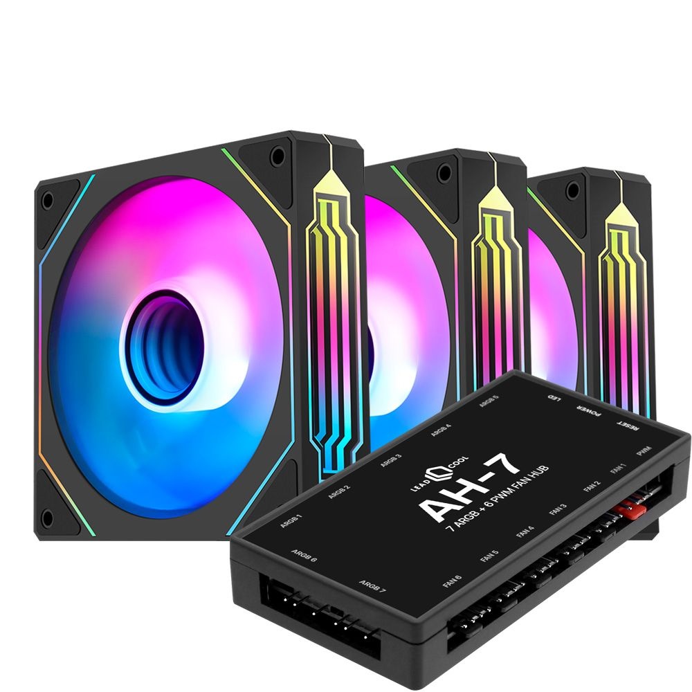 세고텝 SEGOTEP NR12 ARGB PWM 블랙 3팩 키트