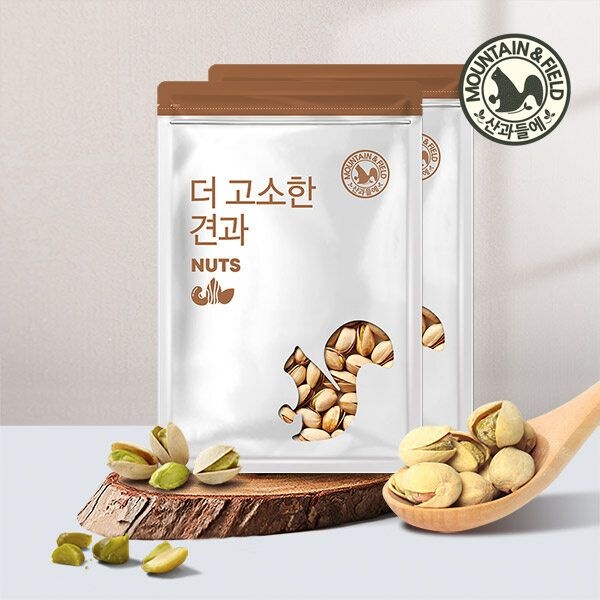 [산과들에] 생피스타치오 400gx2봉 (총 800g)