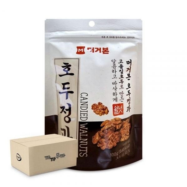 ( )머거본 호두정과 100g 1박스-20개 견과 전통과자 영양간식