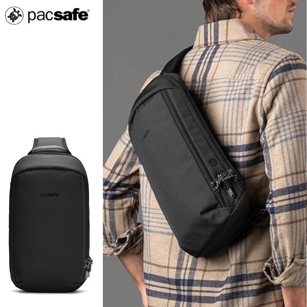 팩세이프 바이브 325 V 테크 슬링팩 10L / PACSAFE VIBE 도난방지 가방 등산 슬링백 크로스백 유럽여행 절단방지 RFID차