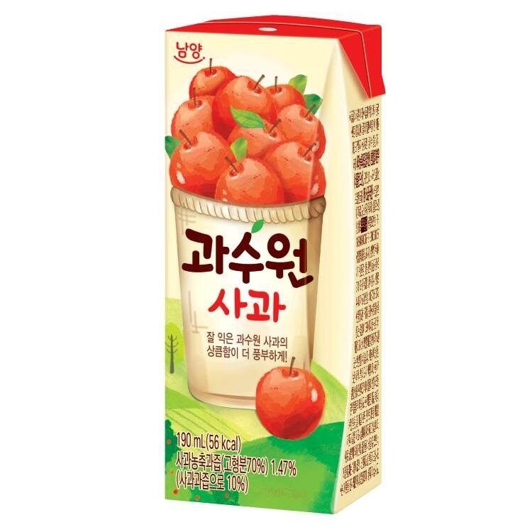 과수원 사과 190ml x 48개(2박스)