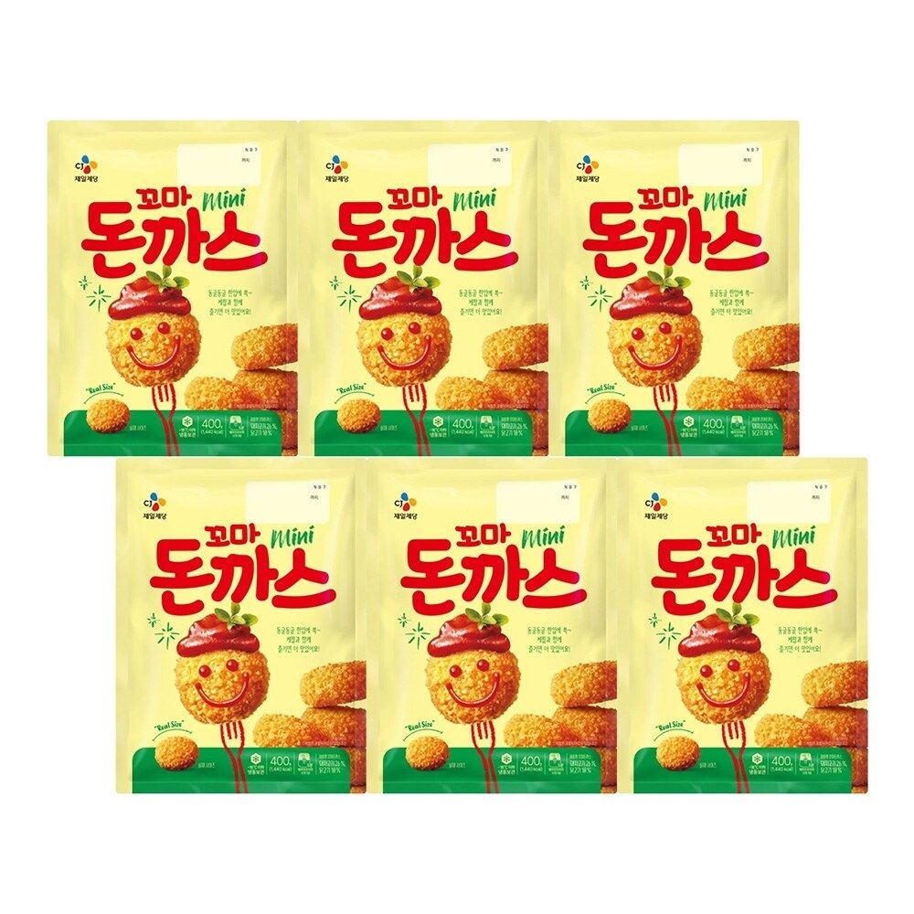 CJ 고메 꼬마돈카츠 400g x 6개