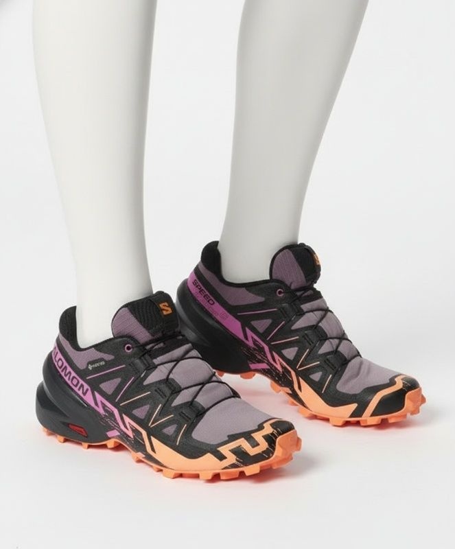 살로몬 스피드크로스 6 GTX W 문스케이프 블랙 버드 L47465700