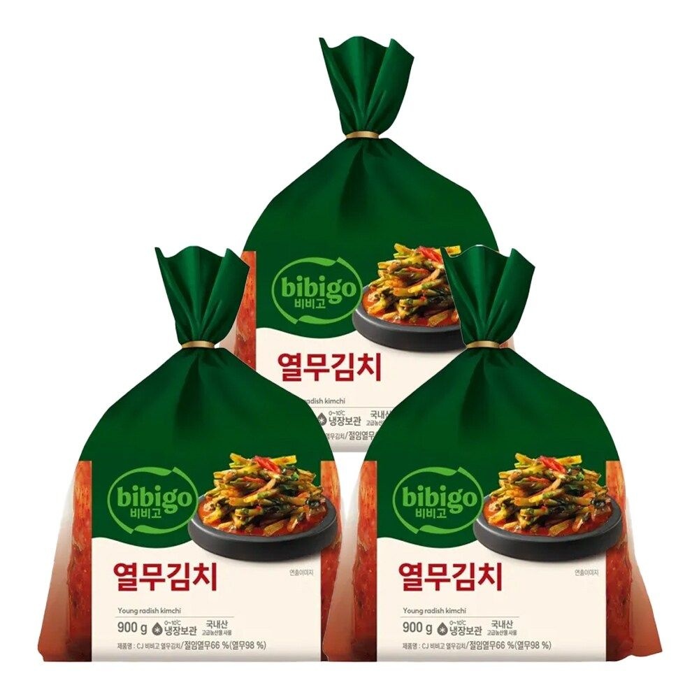 CJ 비비고 열무김치 900g x3개