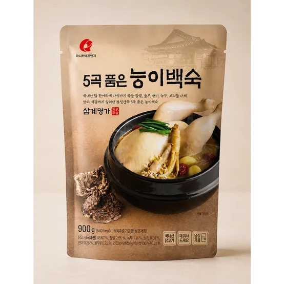 마니커 오곡품은 능이백숙 900g 4개