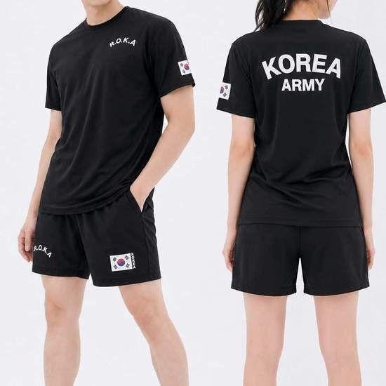 2장세트 제이케이sp 로카티 ROKA 쿨 드라이 반팔 군인 군대 PX 티셔츠