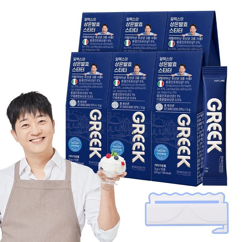 알렉스 상온발효 그릭요거트 6박스+밀봉클립[36055166]