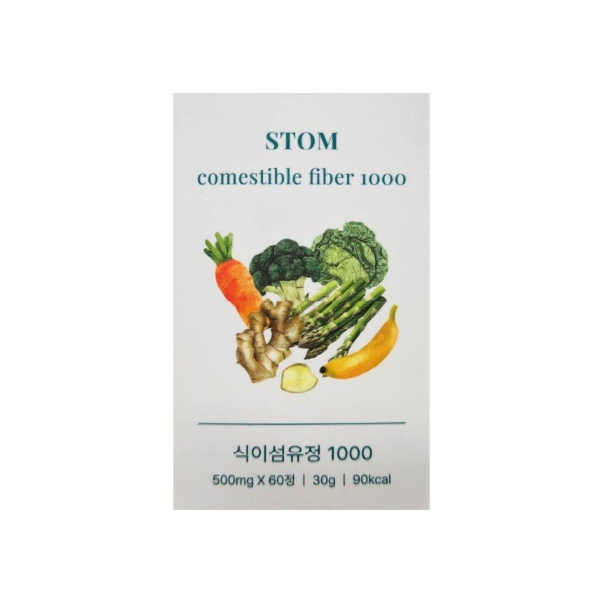 STOM 스톰 식이섬유정1000 식이섬유 60정 1개