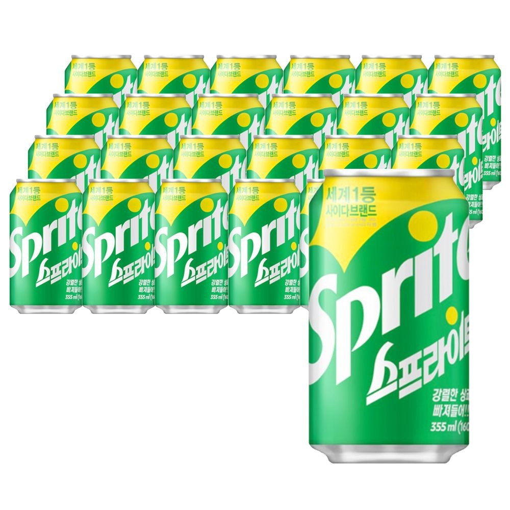 스프라이트 355ml 24캔 업소용 뚱캔