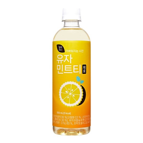 [롯데백화점] 일화 차시 유자민트티 제로 500ml 20개