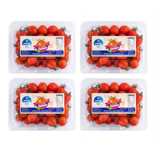 [APP전용] 달콤한 토망고 2kg (500g x4팩) 스테비아 대추방울토마토 일반/망고향/청포도향